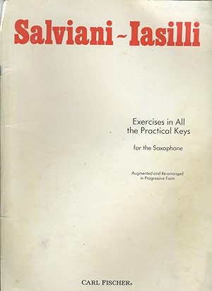 Immagine del venditore per Salviani-Iasilli - Exercises in All the Practical Keys for the Saxophone venduto da Daniel Liebert, Bookseller