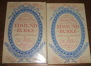 Seller image for Selected Prose of Edmund Burke // The Photos in this listing are of the book that is offered for sale for sale by biblioboy