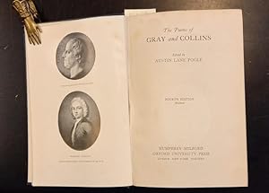 Bild des Verkufers fr THE POEMS OF GRAY AND COLLINS. Edited by Austin Lane Poole. Fourth Edition revised. zum Verkauf von studio bibliografico pera s.a.s.
