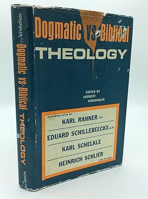 Bild des Verkufers fr DOGMATIC VS BIBLICAL THEOLOGY zum Verkauf von Kubik Fine Books Ltd., ABAA