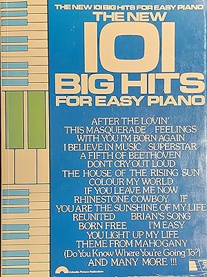 Seller image for The New 101 Big Hits For Easy Piano for sale by Mister-Seekers Bookstore