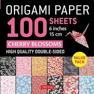 Bild des Verkufers fr Origami Paper Cherry Blossoms : Tuttle Origami Paper: Double-sided Origami Sheets Printed With 12 Different Patterns - Instructions for 5 Projects Included zum Verkauf von GreatBookPrices