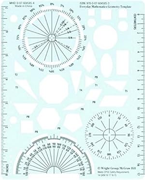 Imagen del vendedor de Everyday Mathematics 4, Grades 4-6, Geometry Template (Hardcover) a la venta por AussieBookSeller