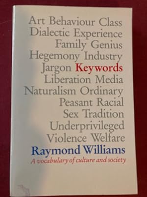 Bild des Verkufers fr Keywords: A Vocabulary of Culture and Society. zum Verkauf von Plurabelle Books Ltd