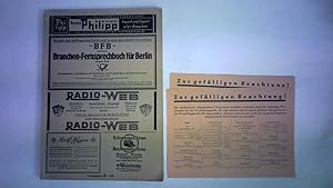 Bild des Verkufers fr BFB - Amtliches Branchen-Fernsprechbuch fr Berlin, August 1946. Stand 15. Juni 1946 zum Verkauf von Celler Versandantiquariat