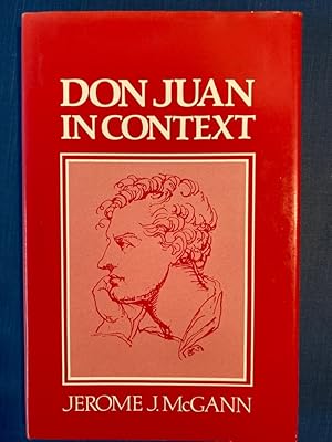 Bild des Verkufers fr Don Juan in Context. zum Verkauf von Plurabelle Books Ltd