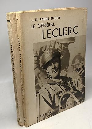 Bild des Verkufers fr Le Gnral Leclerc (1948) + Le Marchal Ptain (1941) -- 2 volumes zum Verkauf von crealivres
