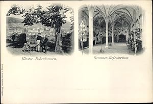 Bild des Verkufers fr Ansichtskarte / Postkarte Bebenhausen Tbingen am Neckar, Kloster, Sommer Refectorium zum Verkauf von akpool GmbH