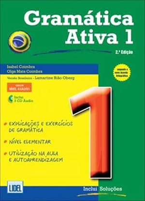 Imagen del vendedor de Gramatica Ativa 1 - Brazilian Portuguese course - with audio download (Book & Merchandise) a la venta por AussieBookSeller