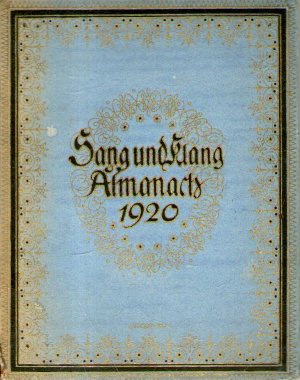 Sang und Klang Almanach 1920
