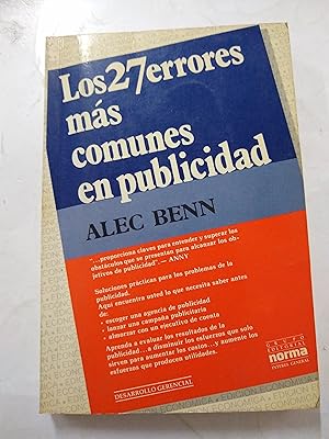 Seller image for Los 27 errores mas comunes en publicidad for sale by Libros nicos