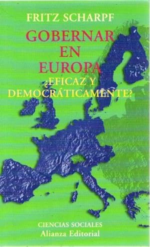 Bild des Verkufers fr Gobernar en Europa. Eficaz y democrticamente? . zum Verkauf von Librera Astarloa