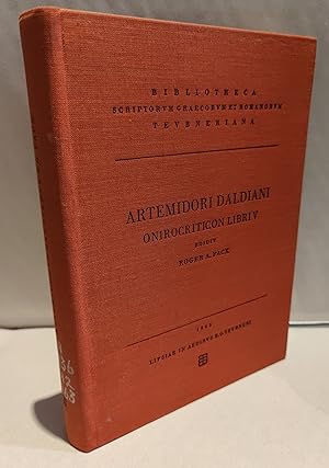 Seller image for Artemidori Daldiani Onirocriticon Libri 5. Recognovit Roger A. Pack. (Bibliotheca scriptorum Graecorum et Romanorum Teubneriana). for sale by The Bookstore