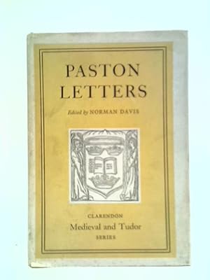 Bild des Verkufers fr Paston Letters zum Verkauf von World of Rare Books