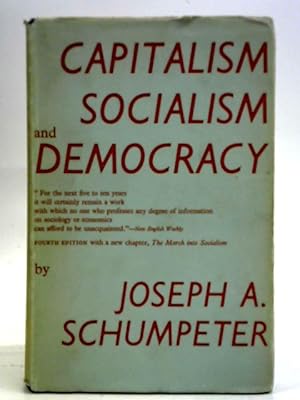Bild des Verkufers fr Capitalism, Socialism and Democracy zum Verkauf von World of Rare Books