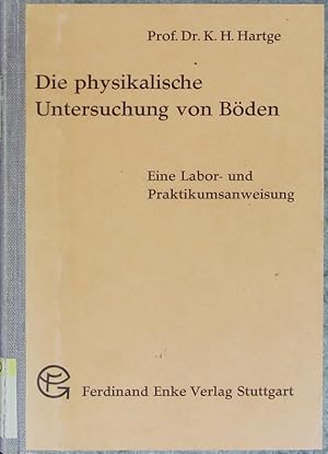 Immagine del venditore per Die physikalische Untersuchung von Bden. venduto da Antiquariat Bookfarm