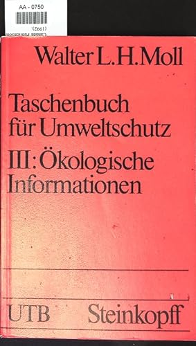 Seller image for Taschenbuch fr Umweltschutz. for sale by Antiquariat Bookfarm