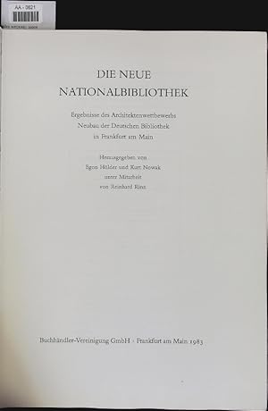 Bild des Verkufers fr Die neue Nationalbibliothek. zum Verkauf von Antiquariat Bookfarm