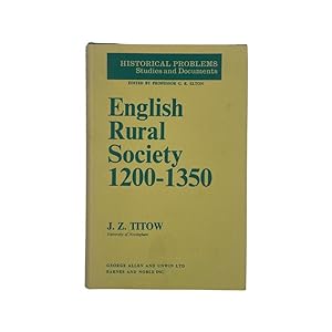 Seller image for English Rural Society 1200-1350 for sale by Riveting Books