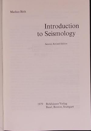 Seller image for Introduction to seismology. for sale by Antiquariat Bookfarm