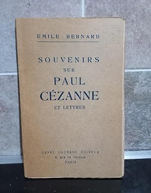 Souvenirs sur Paul Cézanne et lettres - Primera edición