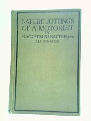 Immagine del venditore per Nature Jottings Of A Motorist venduto da World of Rare Books