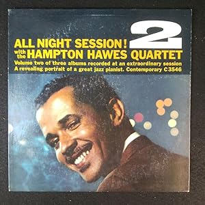 The Hampton Hawes Quartet - All Night Session! Vol. 2 . Vinyl-LP . 1958 Very Good (VG)
