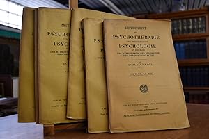 Immagine del venditore per Zeitschrift fr Psychotherapie und medizinische Psychologie mit Einschluss des Hypnotismus und der Psychoanalyse. Konvolut von 6 Heften: VII. Band 2./3. - 6. Heft, VIII. Band 1./2. Heft und 5./6. Heft. venduto da Gppinger Antiquariat