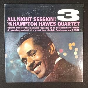 The Hampton Hawes Quartet - All Night Session! Vol. 3 . Vinyl-LP . 1958 Very Good (VG)