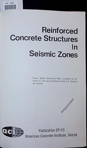 Bild des Verkufers fr Reinforced Concrete Structures In Seismic Zones. Publication SP-53 zum Verkauf von Antiquariat Bookfarm