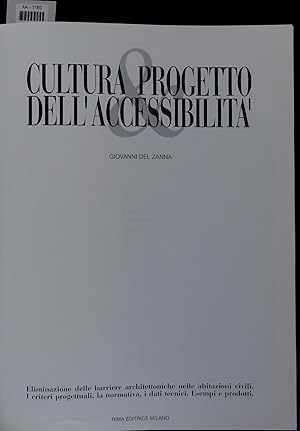 Bild des Verkufers fr CULTURA PROGETTO DELL' ACCESSIBILIT. zum Verkauf von Antiquariat Bookfarm