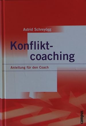Seller image for Konfliktcoaching. Anleitung fr den Coach. for sale by Antiquariat Bookfarm