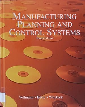 Imagen del vendedor de Manufacturing planning and control systems. a la venta por Antiquariat Bookfarm