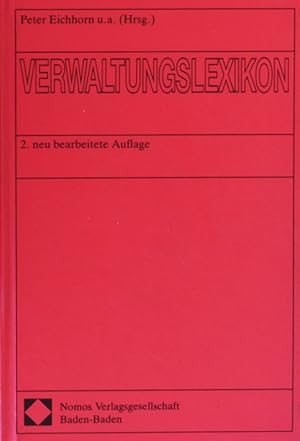 Bild des Verkufers fr Verwaltungslexikon. zum Verkauf von Antiquariat Bookfarm