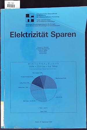 Bild des Verkufers fr Elektrizitt Sparen. zum Verkauf von Antiquariat Bookfarm