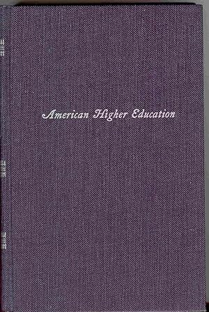 Seller image for A Documentary History of American Higher Education for sale by Redux Books