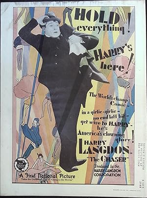 Seller image for The Chaser Trade Print Ad 1928 Harry Langdon, Scarce! for sale by AcornBooksNH