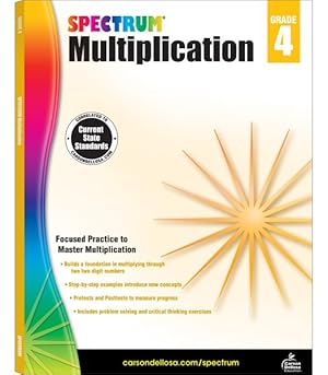 Image du vendeur pour Spectrum Multiplication Grade 4 mis en vente par GreatBookPricesUK