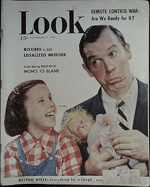 Look Magazine November 21, 1950 Milton ansd Daughter Vicki Berle