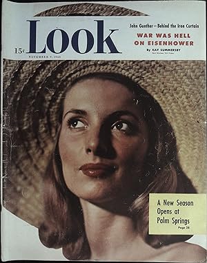 Seller image for Look Magazine November 9, 1948 New Season Opens at Palm Springs for sale by AcornBooksNH
