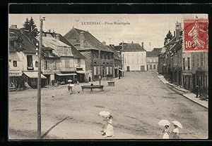 Seller image for Carte postale Lubersac, Place Municipale for sale by Bartko-Reher