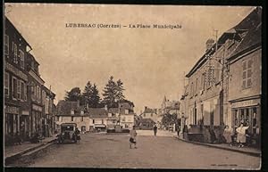 Seller image for Carte postale Lubersac, La Place Minicipale for sale by Bartko-Reher