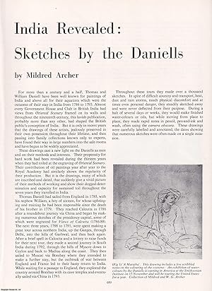 Seller image for India Revealed: Sketches by Thomas and William Daniells, from Their Stay in India, 1786-1793. An original article from Apollo, International Magazine of the Arts, 1962. for sale by Cosmo Books