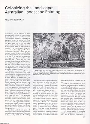 Imagen del vendedor de Colonizing the Landscape: Australian Landscape Painting. An original article from Apollo, International Magazine of the Arts, 1983. a la venta por Cosmo Books