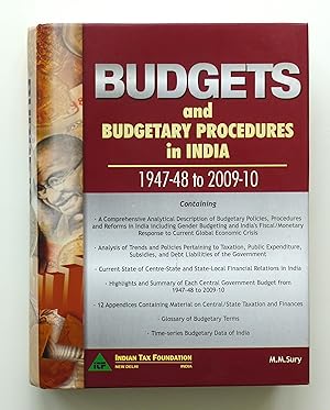 Budgets & Budgetary Procedures in India -- 1947-48 to 2009-10