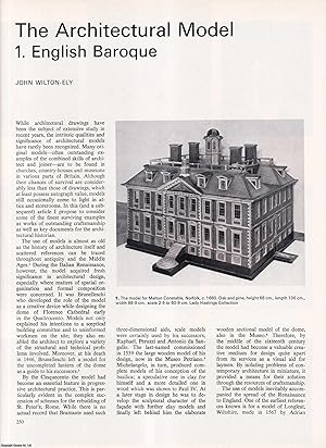 Seller image for The Architectural Model: English Baroque. An original article from Apollo, International Magazine of the Arts, 1968. for sale by Cosmo Books