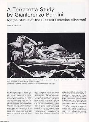 Seller image for A Terracotta Study by Gianlorenzo Bernini for the Statue of the Blessed Ludovica Albertoni. An original article from Apollo, International Magazine of the Arts, 1974. for sale by Cosmo Books