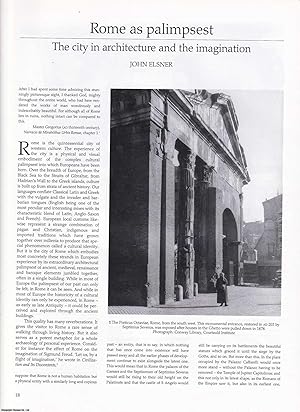 Seller image for Rome as Palimpsest: The City in Architecture and Imagination. An original article from Apollo, International Magazine of the Arts, 1994. for sale by Cosmo Books
