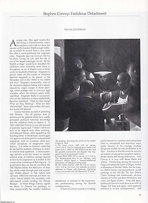 Seller image for Stephen Conroy, Scottish Artist b. 1964: Fastidious Detachment. An original article from Apollo, International Magazine of the Arts, 1990. for sale by Cosmo Books
