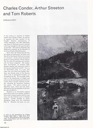 Image du vendeur pour Charles Conder, Arthur Streeton and Tom Roberts: Innovative Australian Impressionist Artists. An original article from Apollo, International Magazine of the Arts, 1983. mis en vente par Cosmo Books